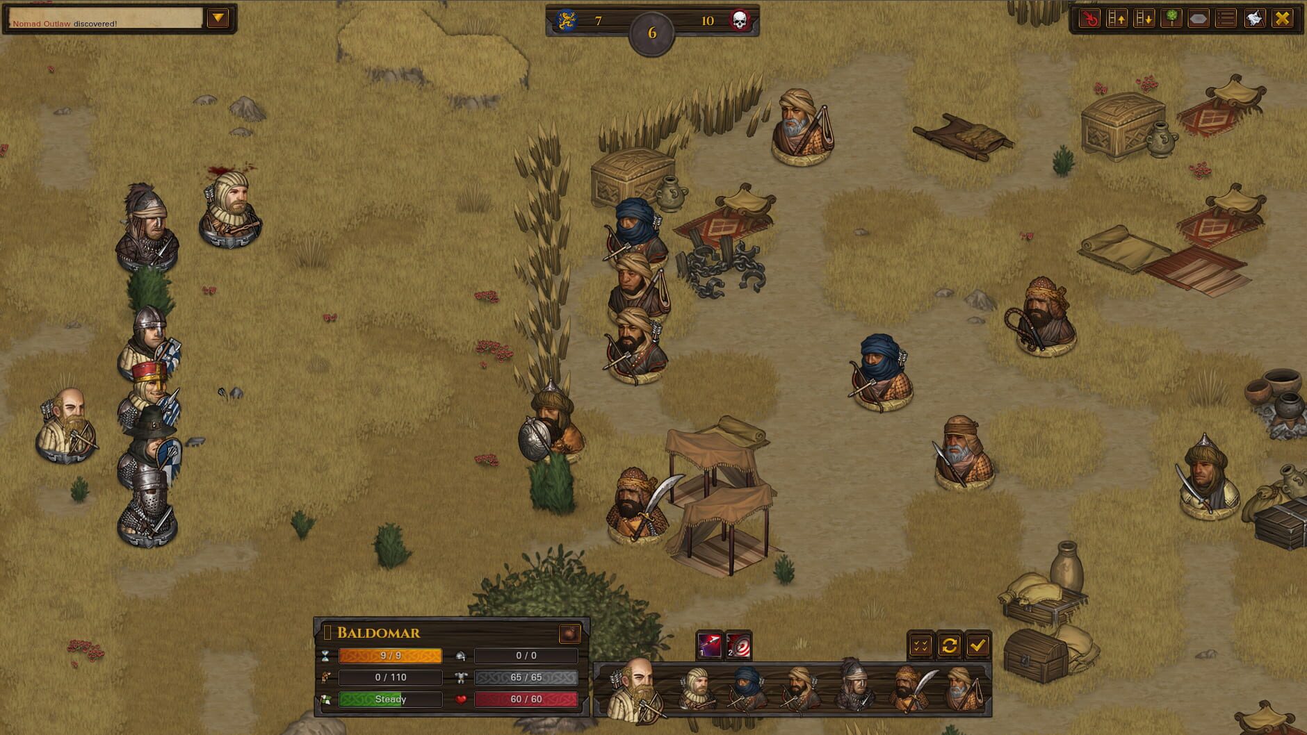Screenshot for Battle Brothers: Blazing Deserts
