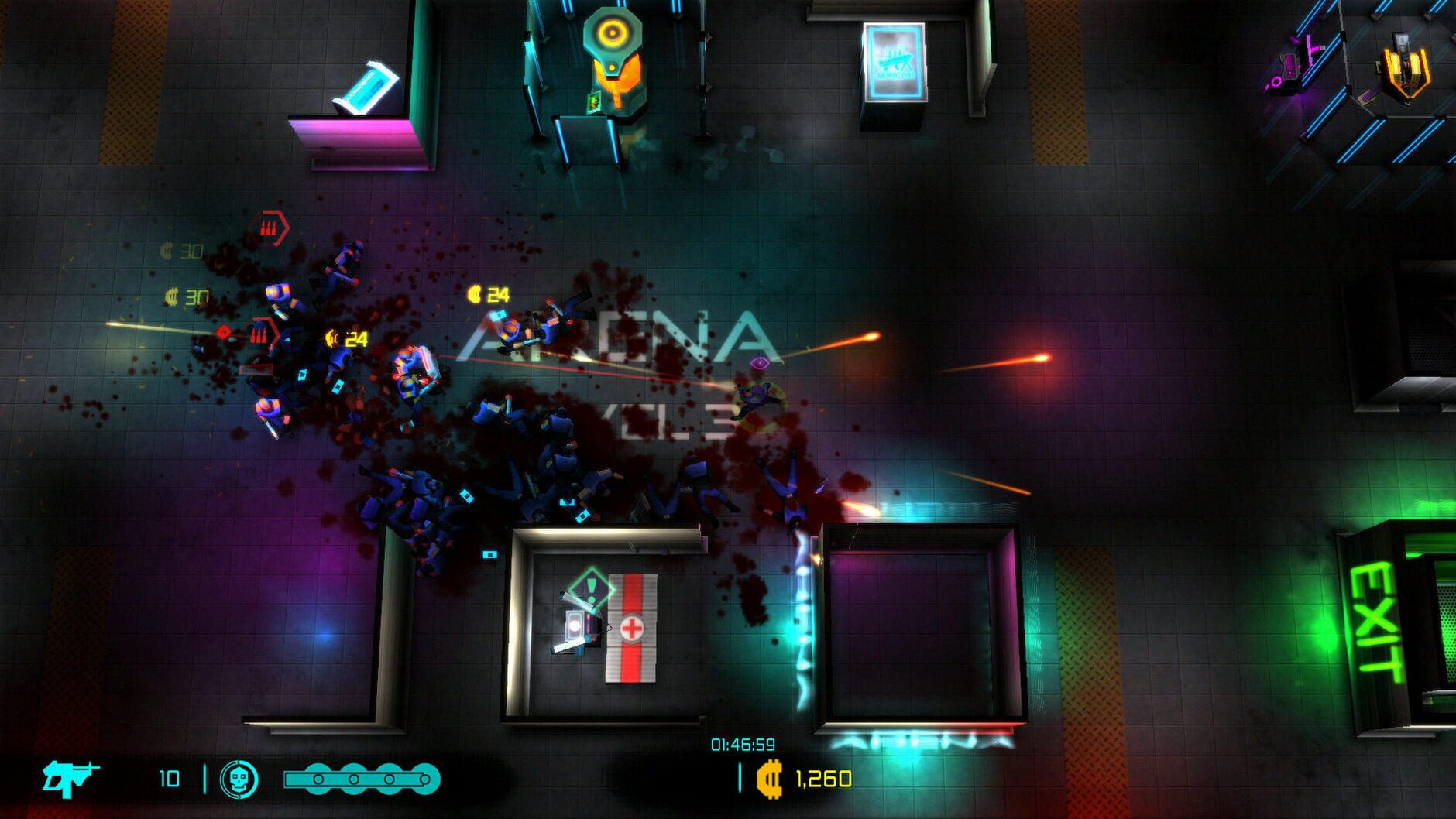 Screenshot for Neon Chrome: Arena