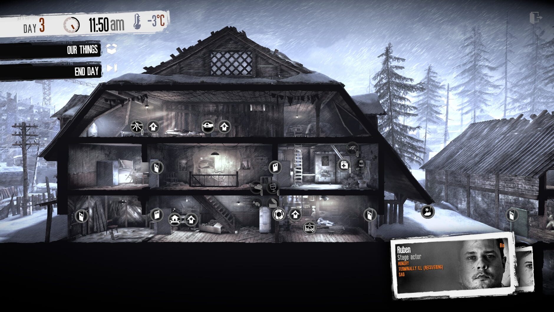 Screenshot for This War of Mine: Stories - Fading Embers