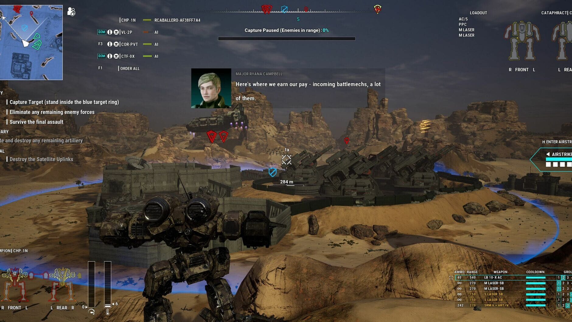 Screenshot for MechWarrior 5: Mercenaries - Heroes of the Inner Sphere