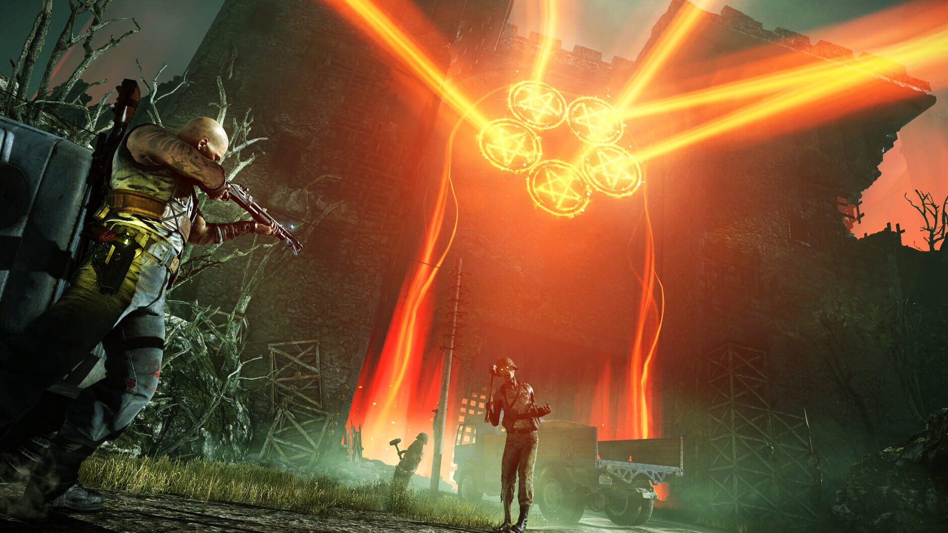 Screenshot for Zombie Army 4: Dead War - Mission 8: Abaddon Asylum