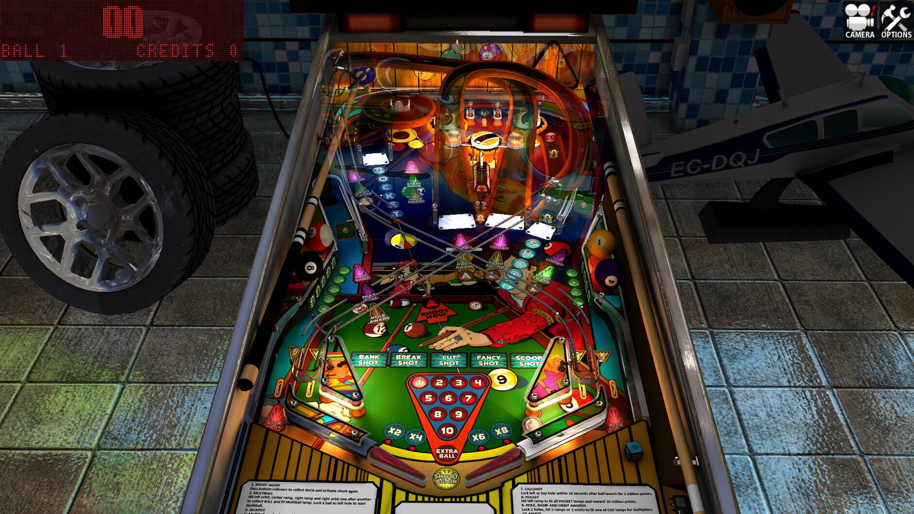 Screenshot for Zaccaria Pinball: Pool Champion 2018 Table