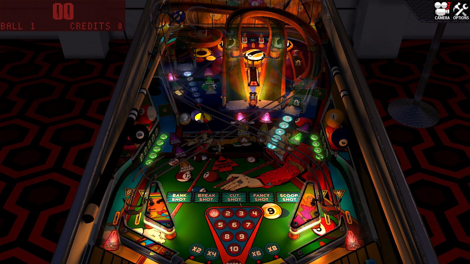 Screenshot for Zaccaria Pinball: Pool Champion 2018 Table