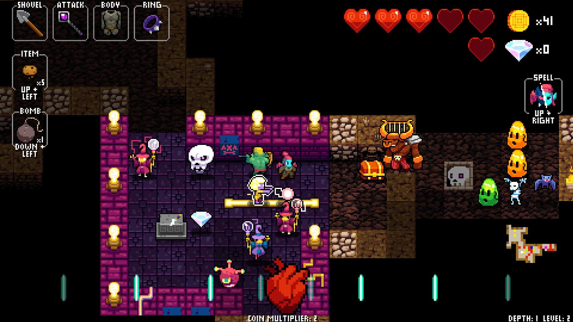 Screenshot for Crypt of the Necrodancer: Amplified