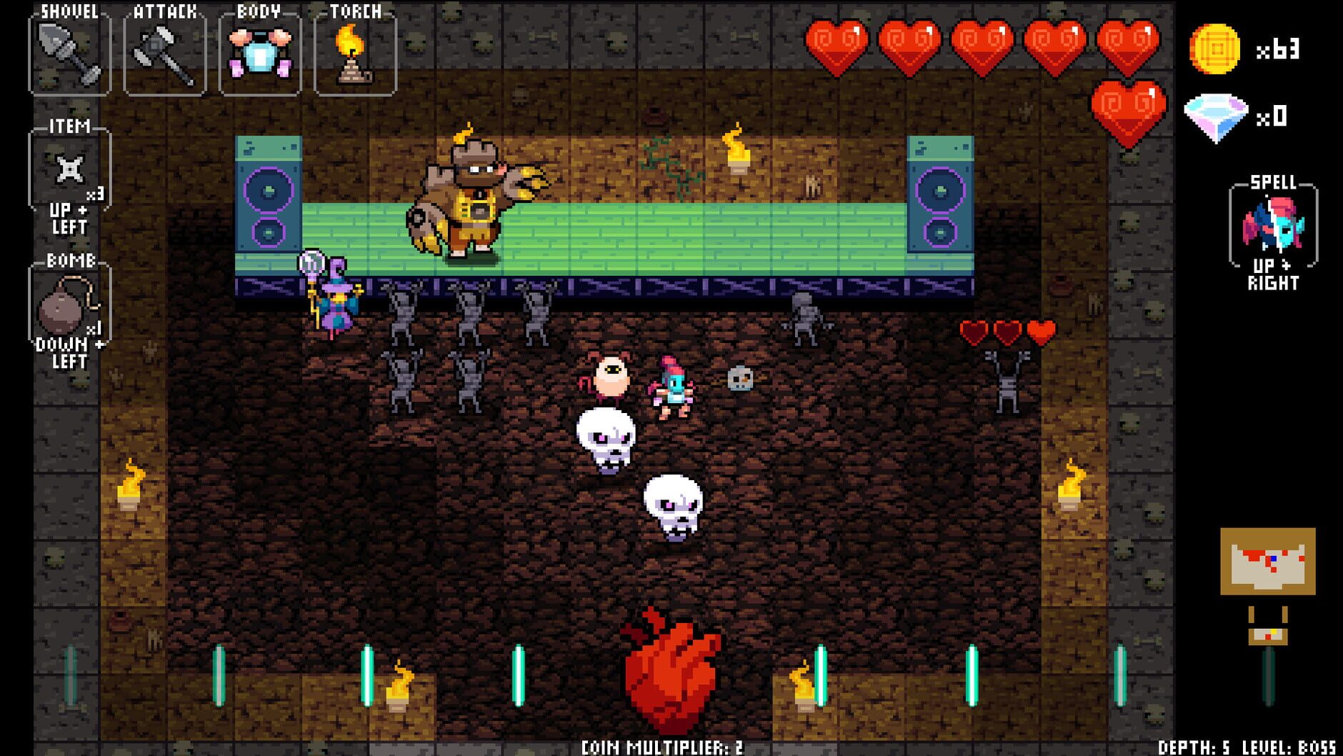 Screenshot for Crypt of the Necrodancer: Amplified