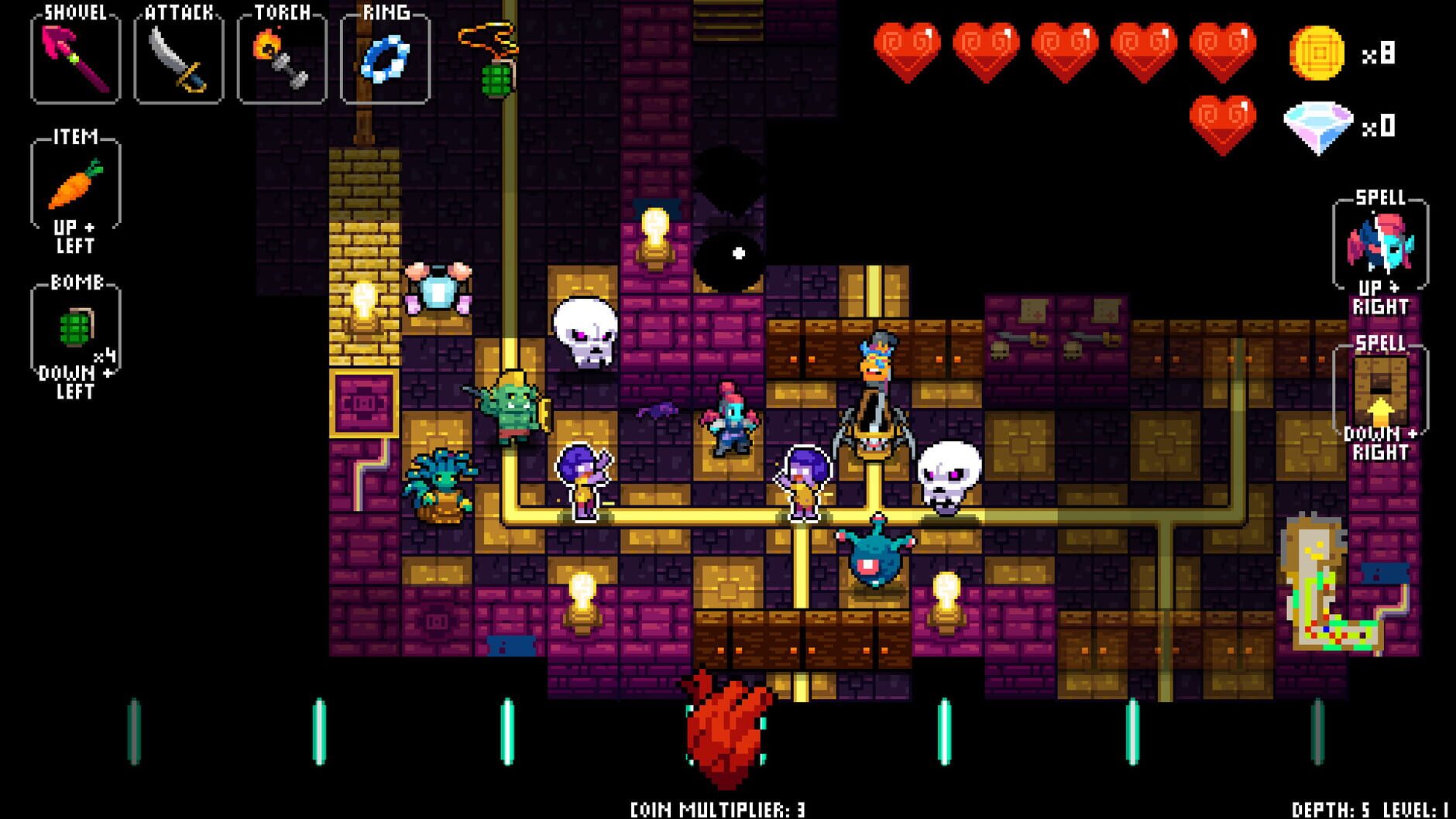 Screenshot for Crypt of the Necrodancer: Amplified