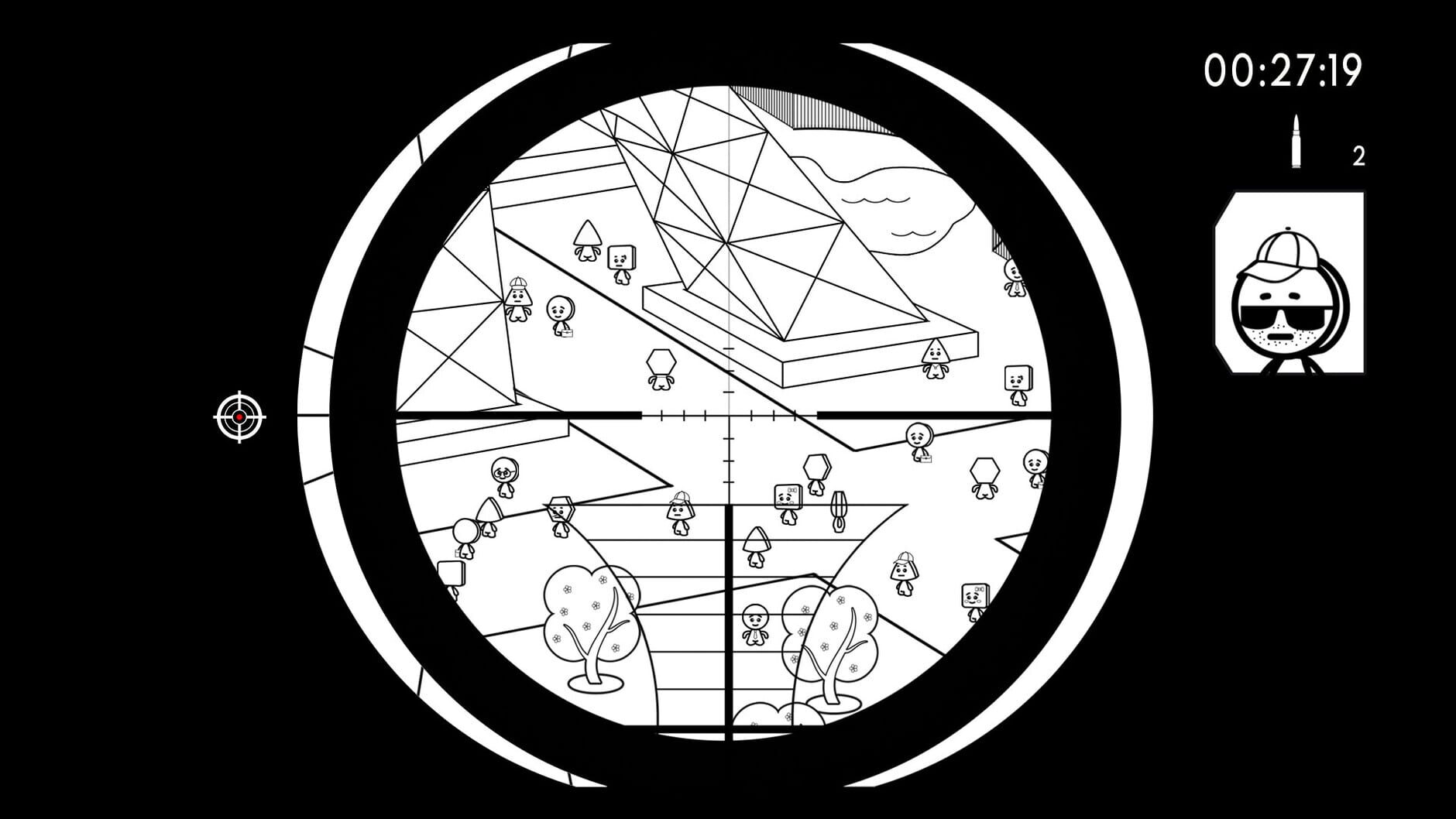 Screenshot for Geometric Sniper: Blood in Paris