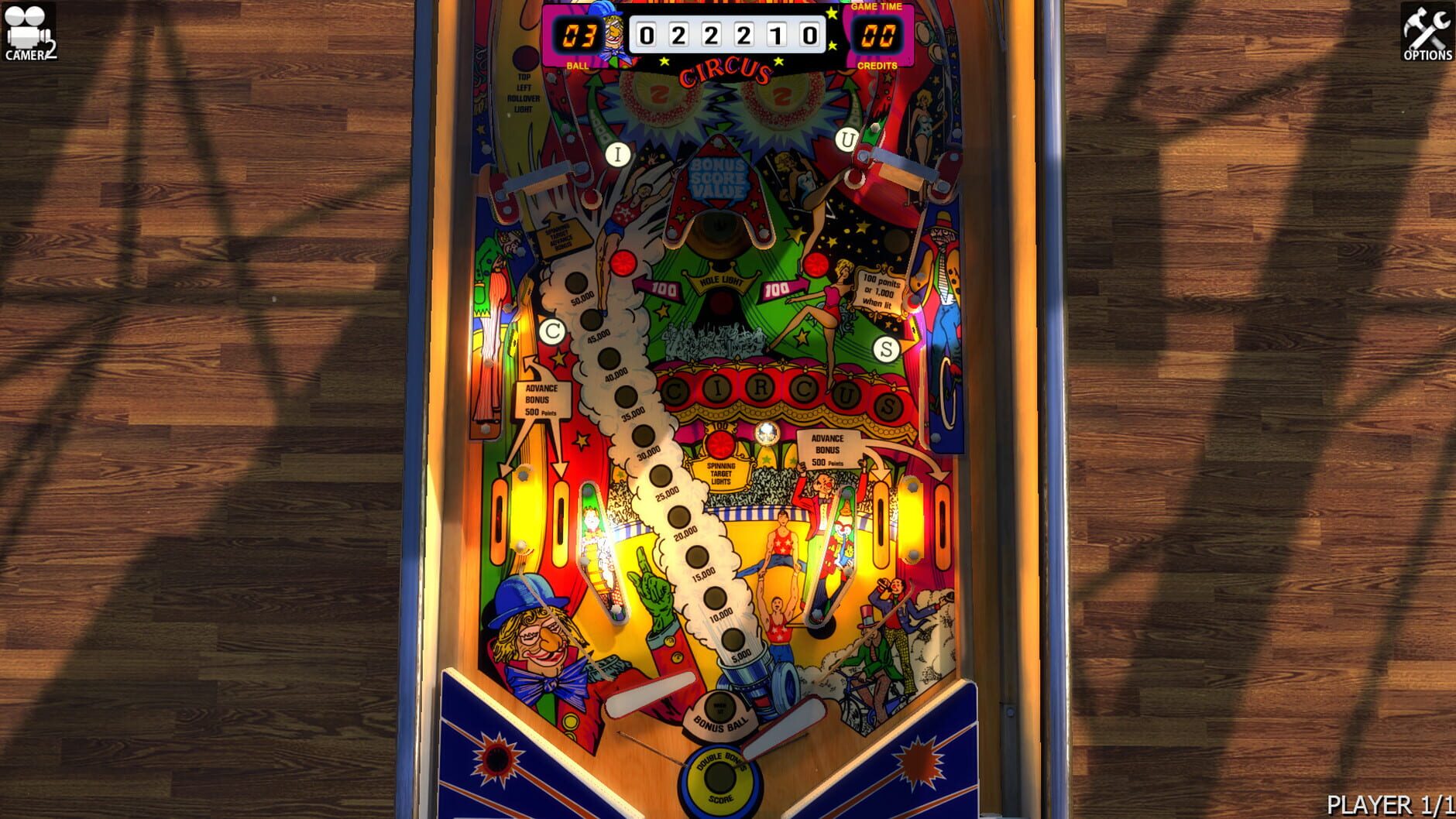 Screenshot for Zaccaria Pinball: Circus Table