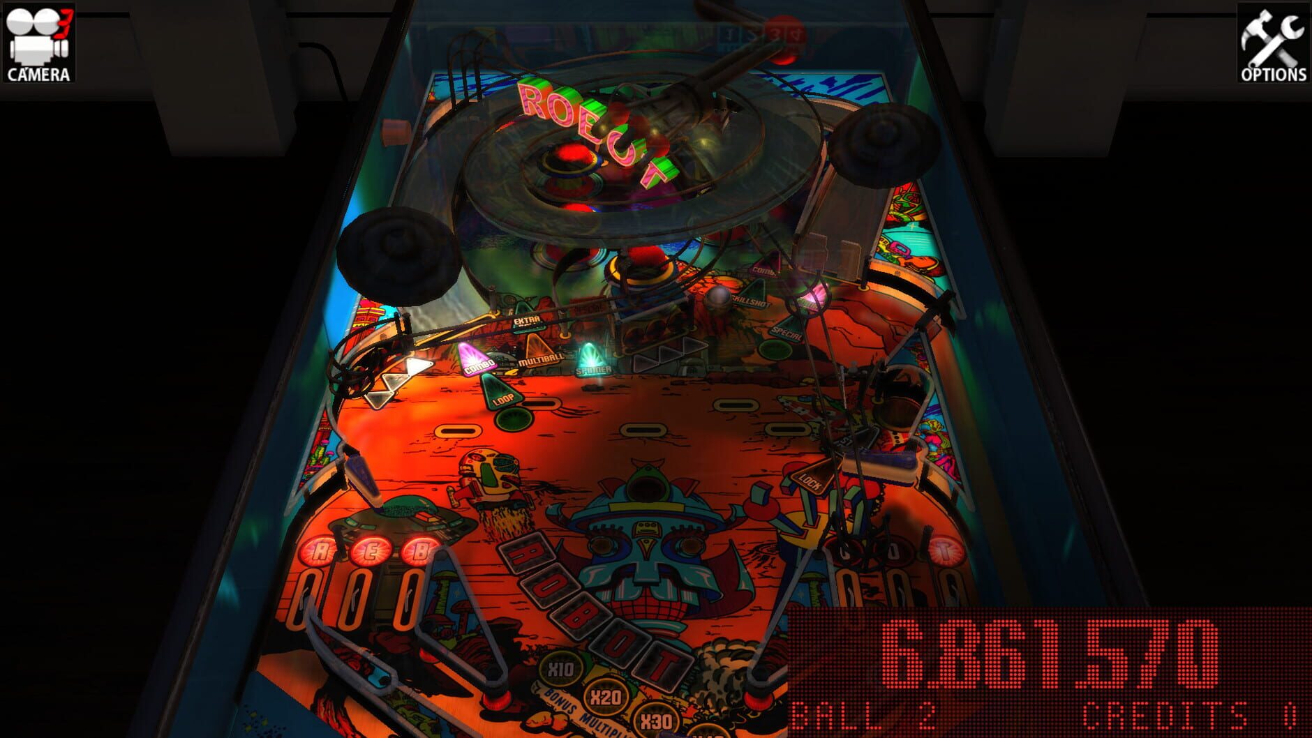 Screenshot for Zaccaria Pinball: Robot 2018 Table