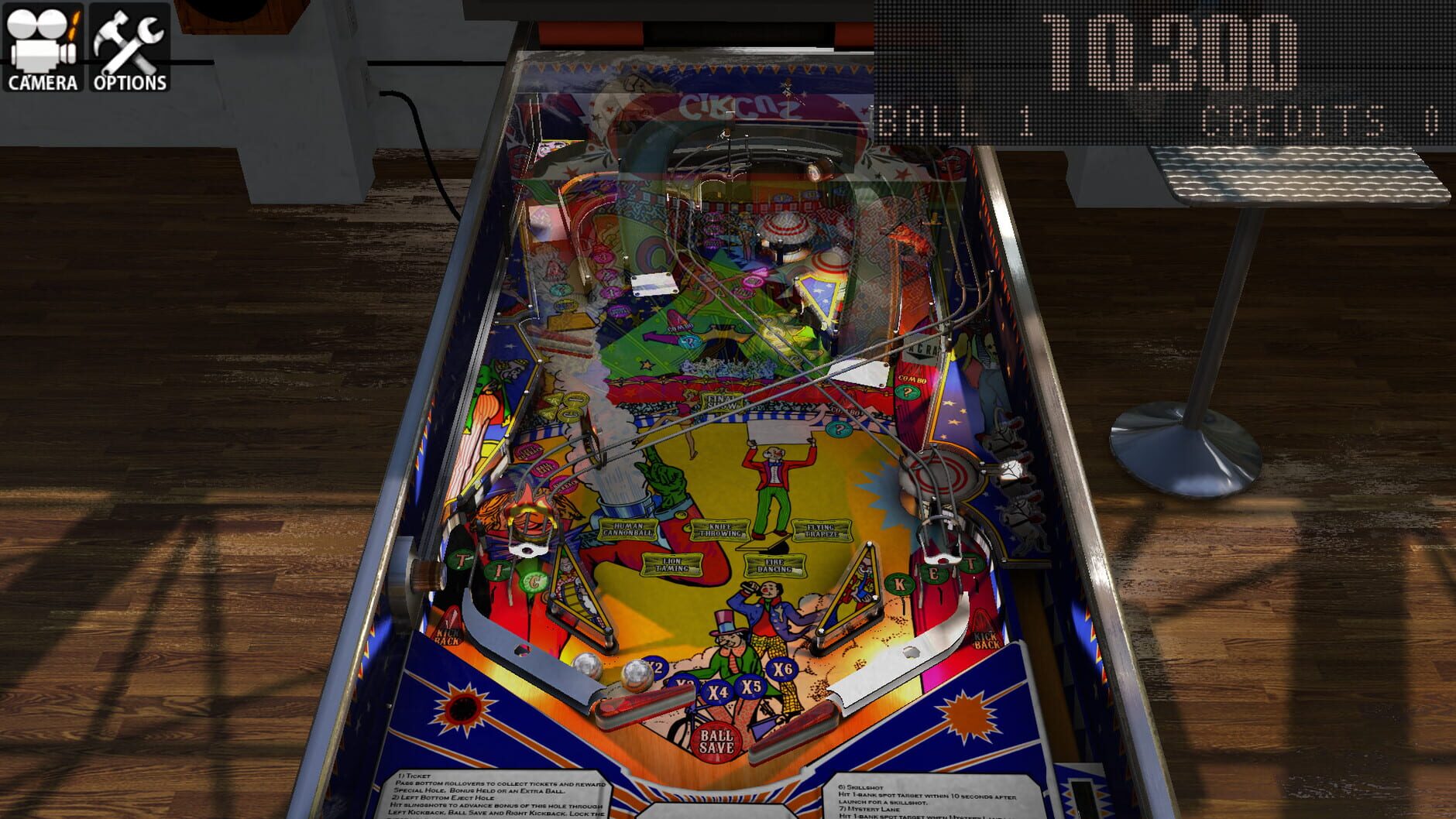 Screenshot for Zaccaria Pinball: Circus 2017 Table
