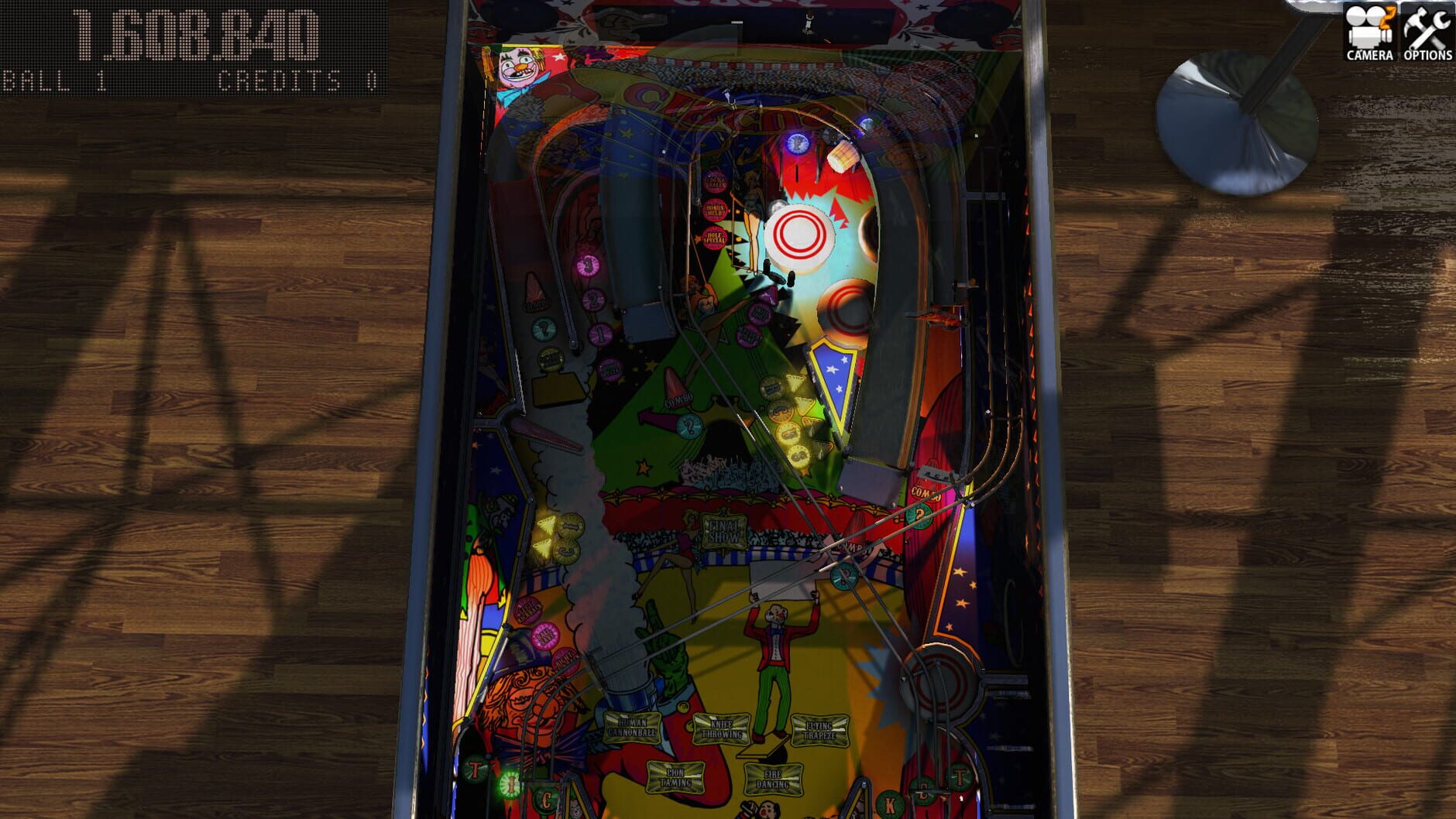 Screenshot for Zaccaria Pinball: Circus 2017 Table