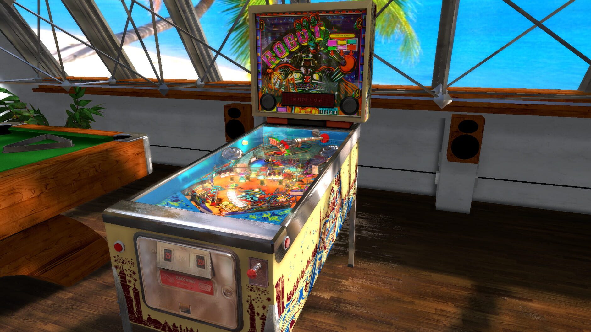 Screenshot for Zaccaria Pinball: Robot 2018 Table