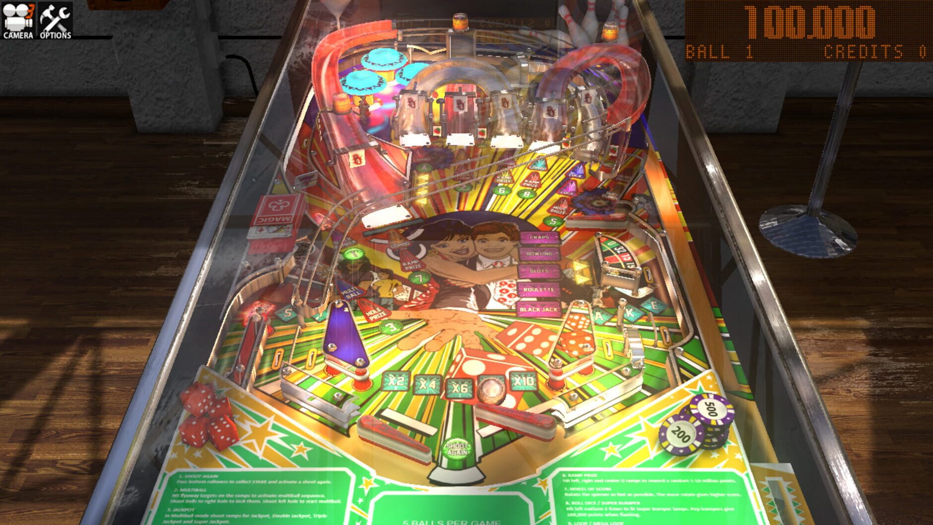 Screenshot for Zaccaria Pinball: Star's Phoenix 2018 Table