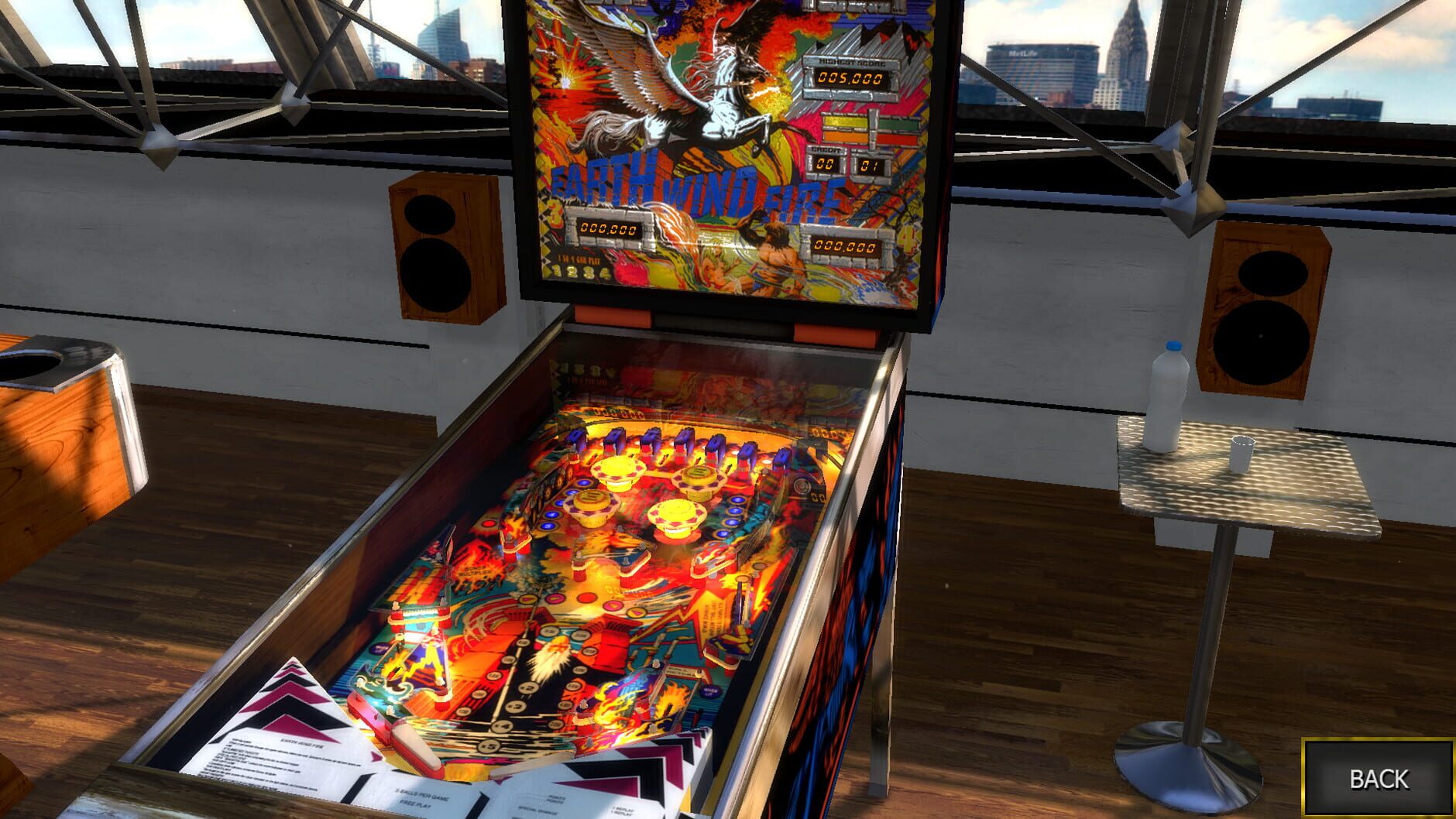 Screenshot for Zaccaria Pinball: Earth Wind Fire Table