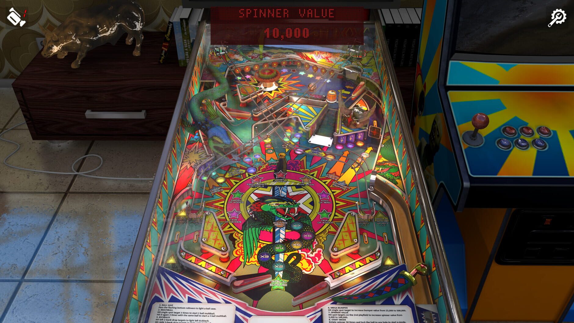 Screenshot for Zaccaria Pinball: Star God 2019 Table