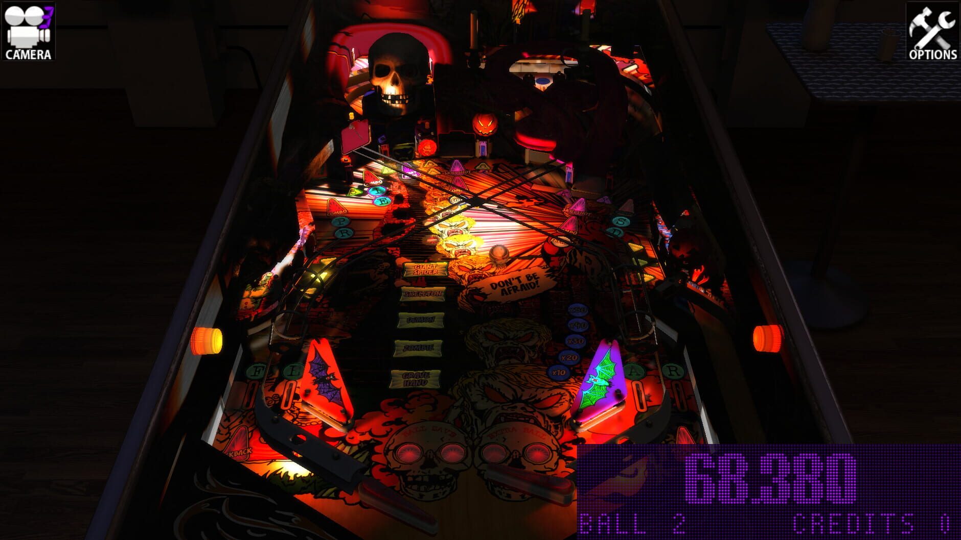 Screenshot for Zaccaria Pinball: Spooky 2017 Table