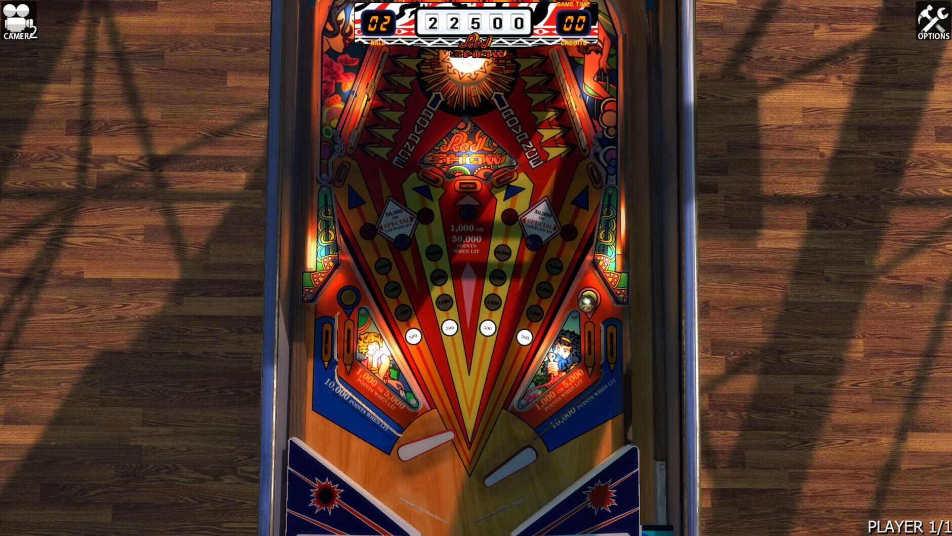 Screenshot for Zaccaria Pinball: Red Show Table