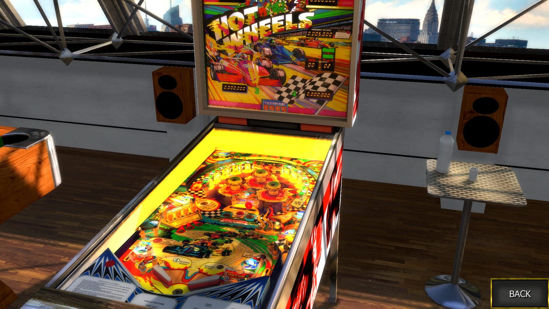Screenshot for Zaccaria Pinball: Hot Wheels Table