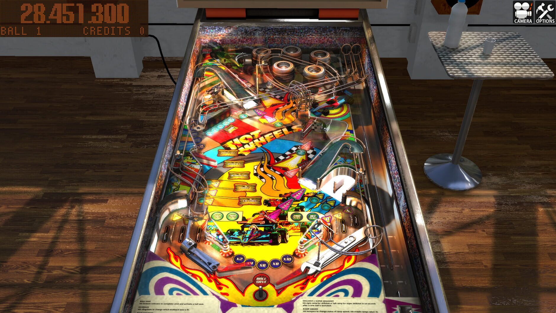 Screenshot for Zaccaria Pinball: Hot Wheels 2017 Table