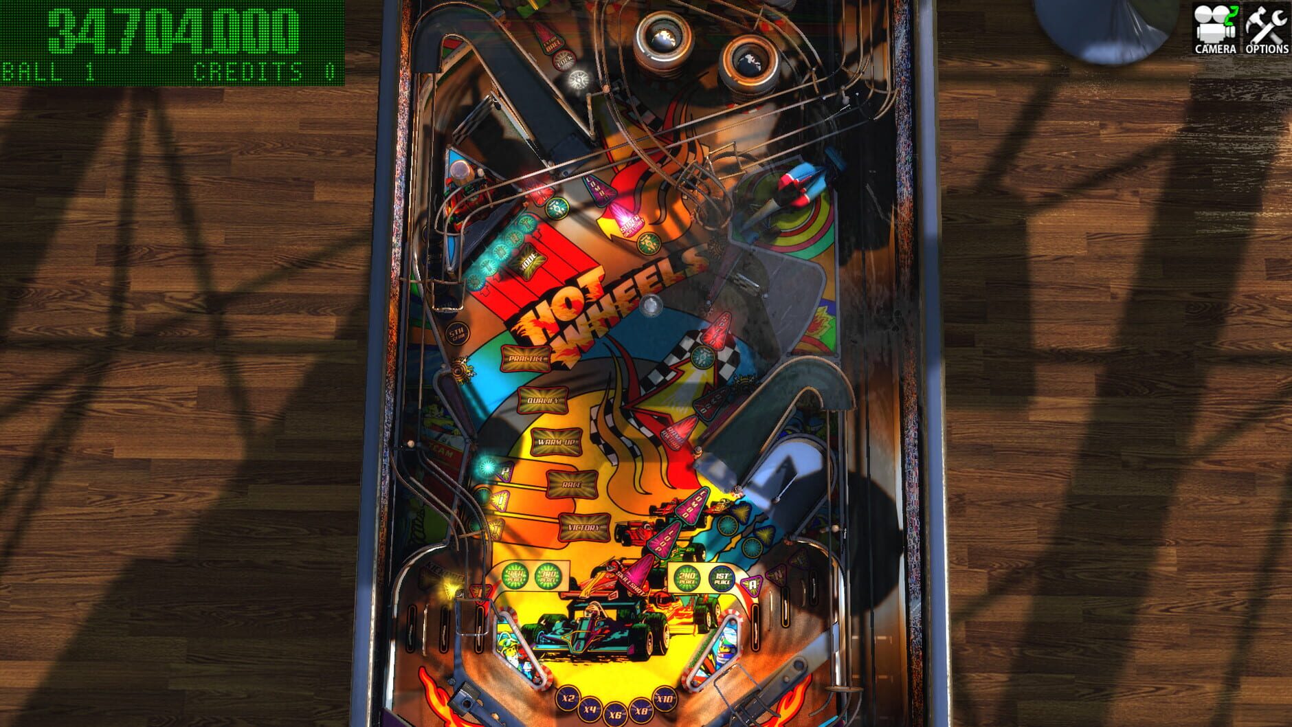 Screenshot for Zaccaria Pinball: Hot Wheels 2017 Table