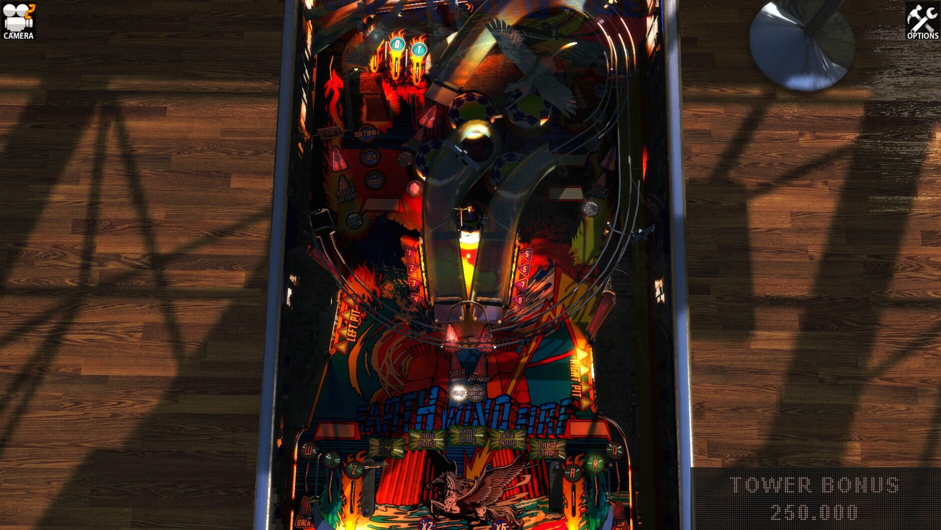 Screenshot for Zaccaria Pinball: Earth Wind Fire 2017 Table