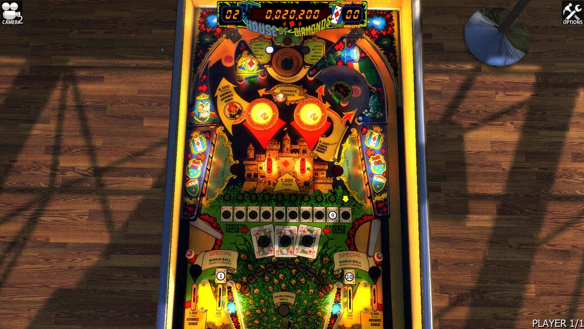 Screenshot for Zaccaria Pinball: House of Diamonds Table