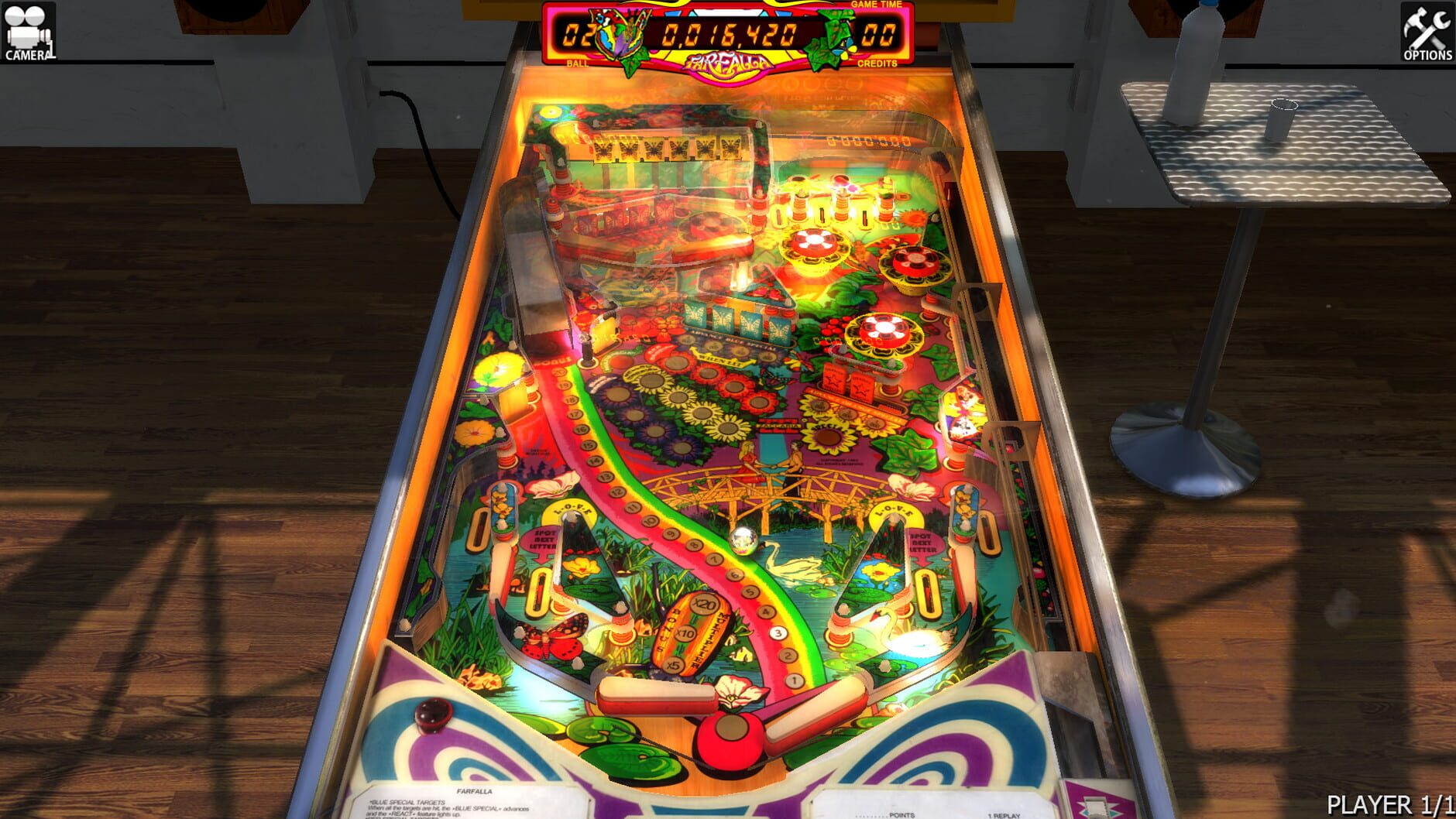 Screenshot for Zaccaria Pinball: Farfalla Table