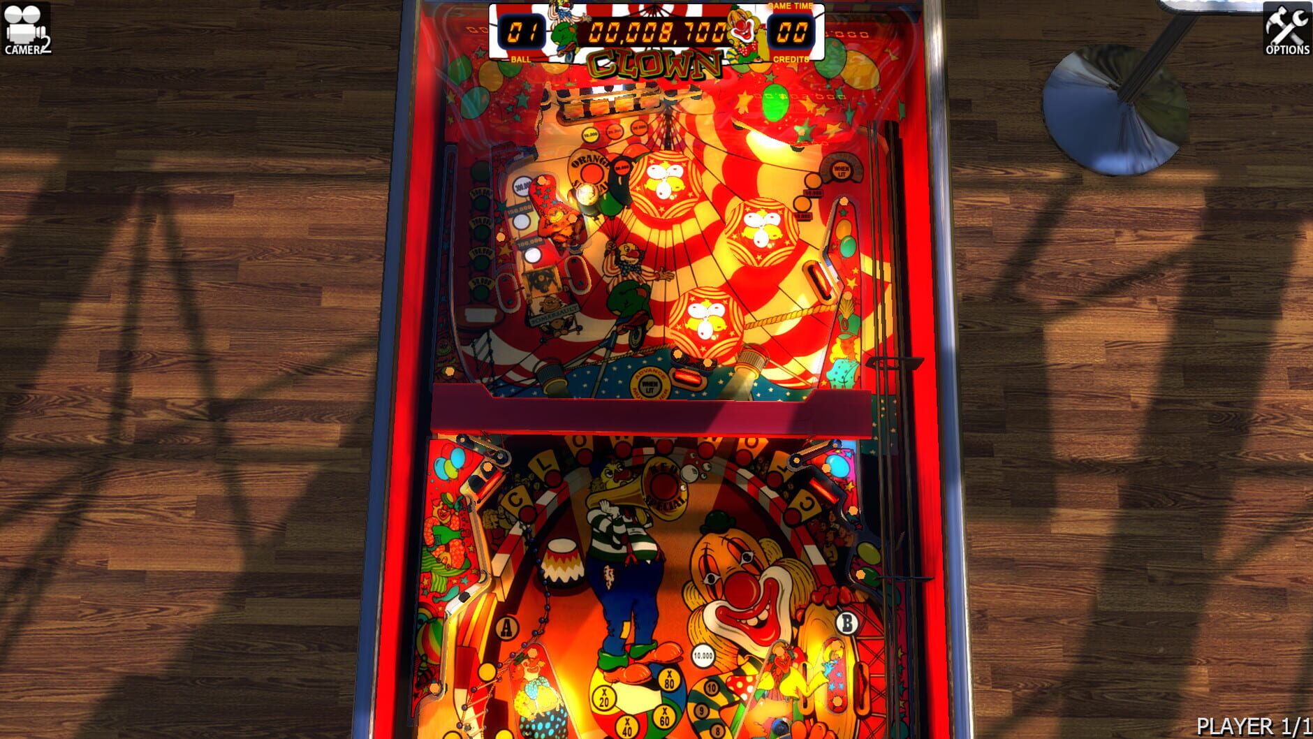 Screenshot for Zaccaria Pinball: Clown Table