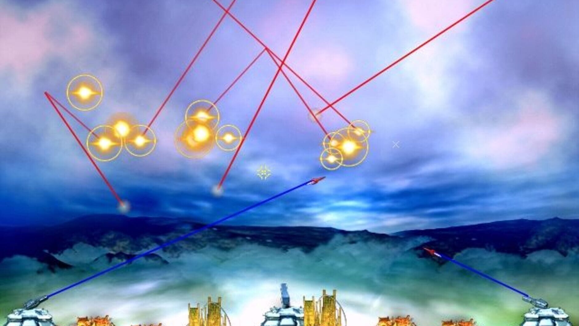 Screenshot for Missile Command