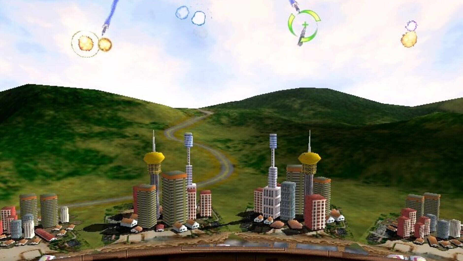 Screenshot for Missile Command