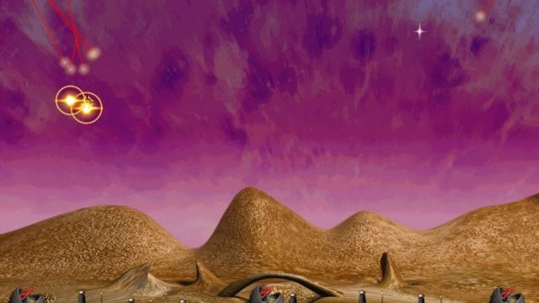 Screenshot for Missile Command