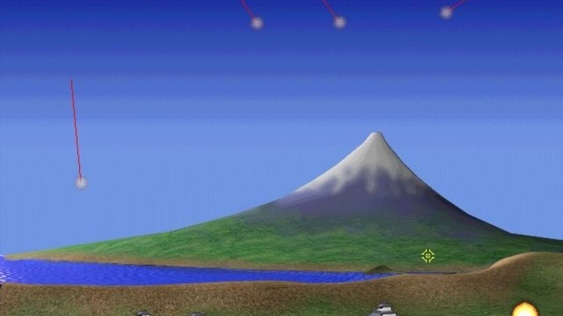 Screenshot for Missile Command