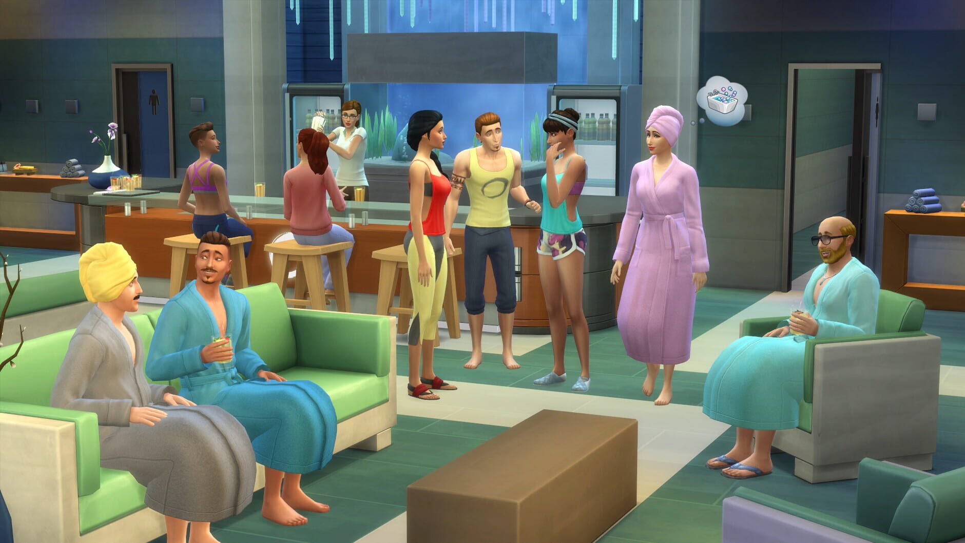Screenshot for The Sims 4: Spa Day