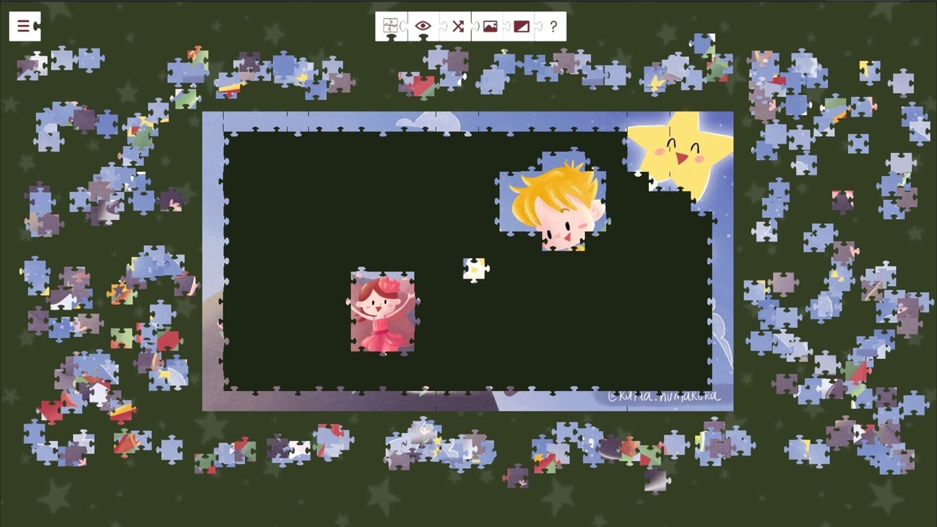 Screenshot for My Little Prince: A Jigsaw Puzzle Tale