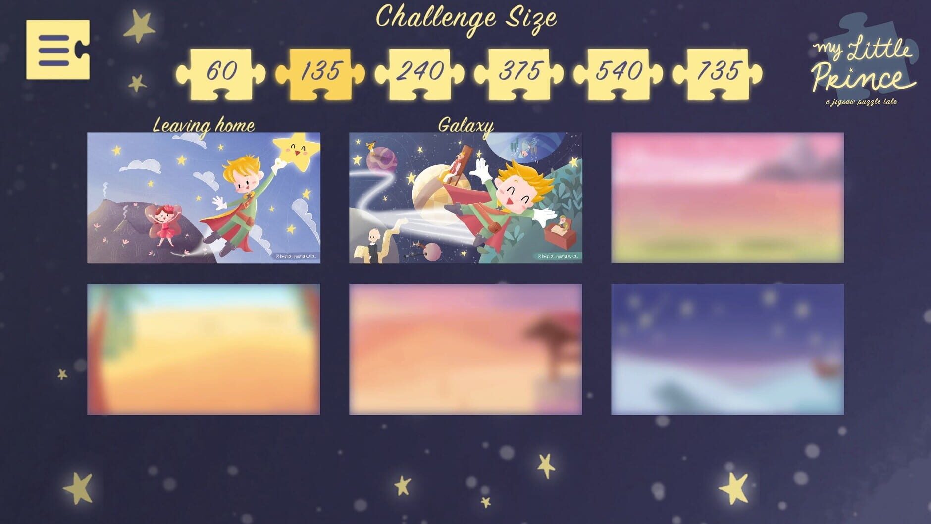 Screenshot for My Little Prince: A Jigsaw Puzzle Tale