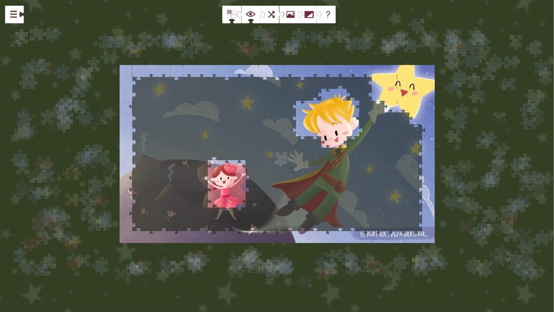 Screenshot for My Little Prince: A Jigsaw Puzzle Tale