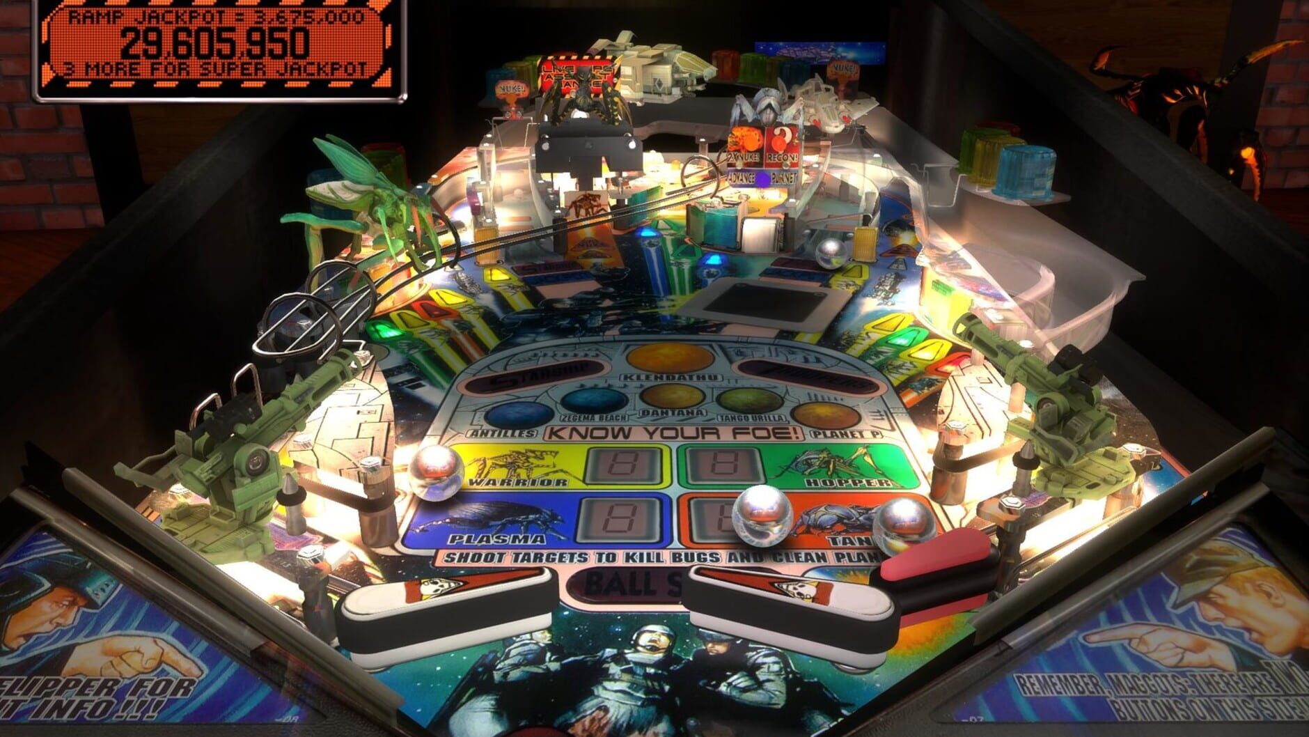 Screenshot for Stern Pinball Arcade: Starship Troopers