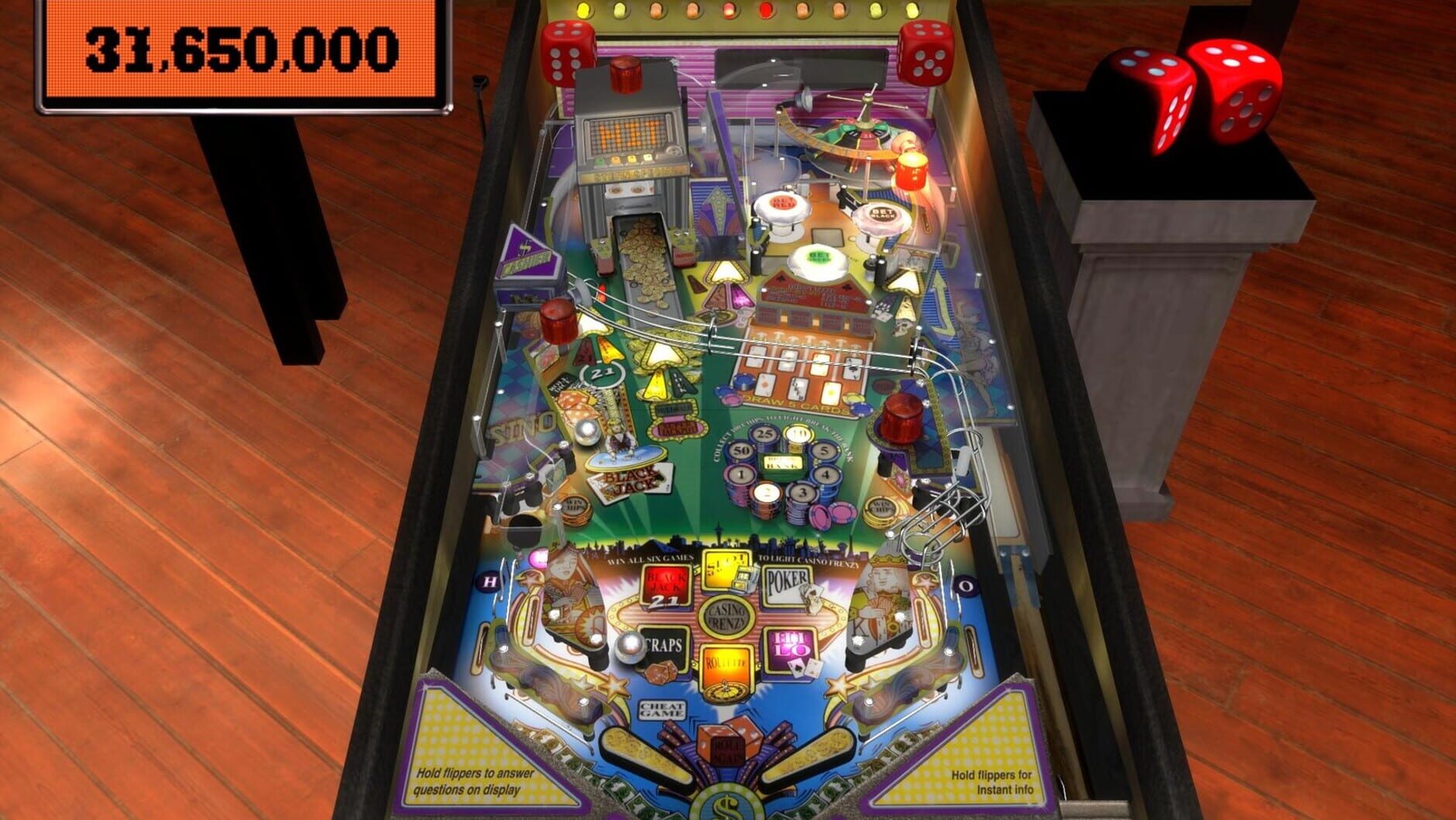 Screenshot for Stern Pinball Arcade: High Roller Casino