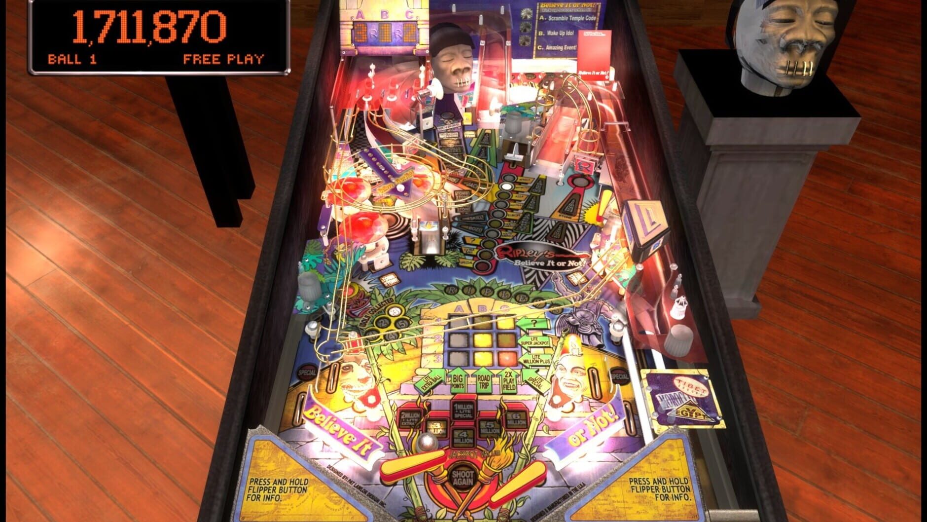 Screenshot for Stern Pinball Arcade: Ripley's Believe It or Not!