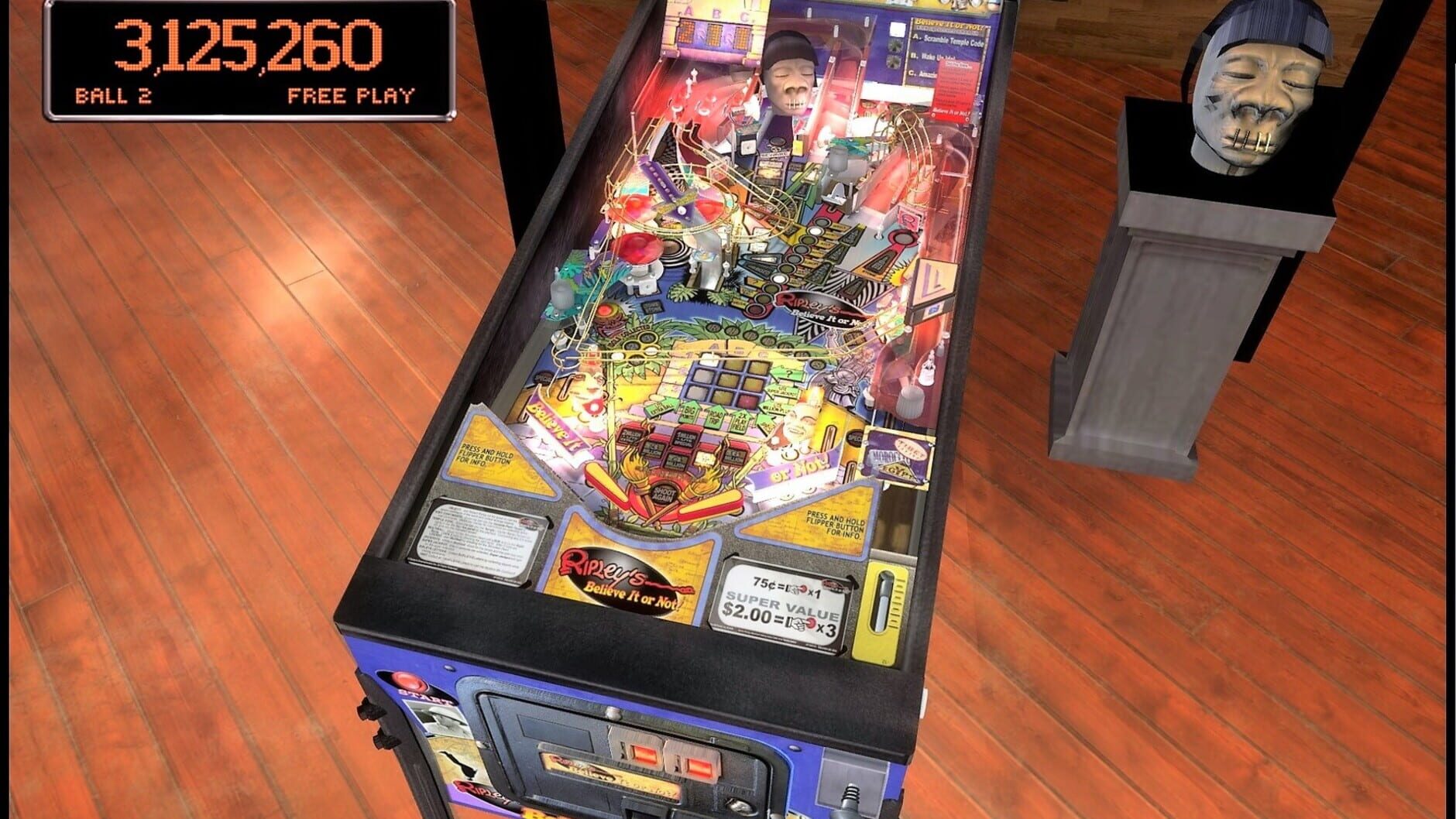 Screenshot for Stern Pinball Arcade: Ripley's Believe It or Not!