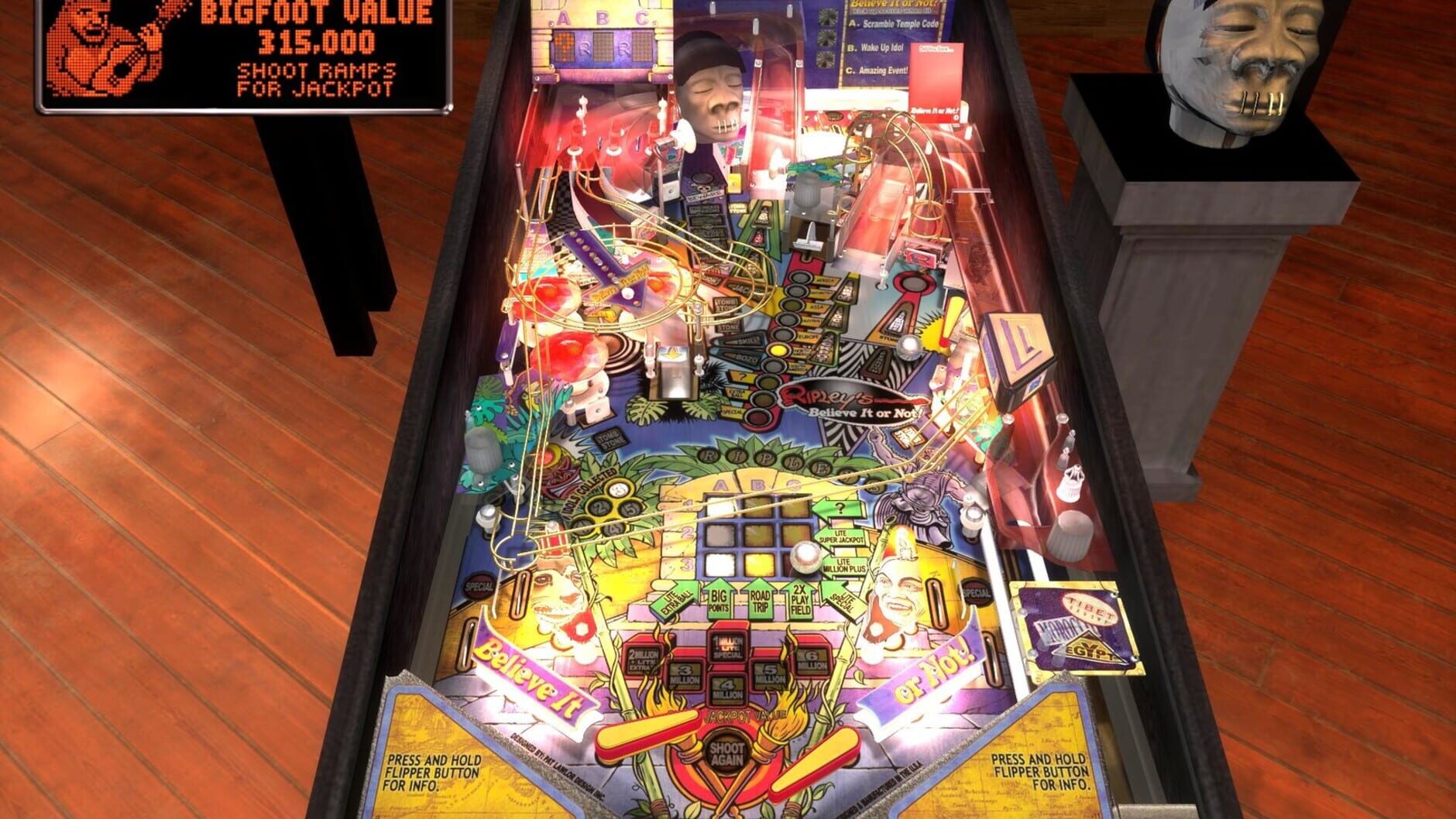 Screenshot for Stern Pinball Arcade: Ripley's Believe It or Not!