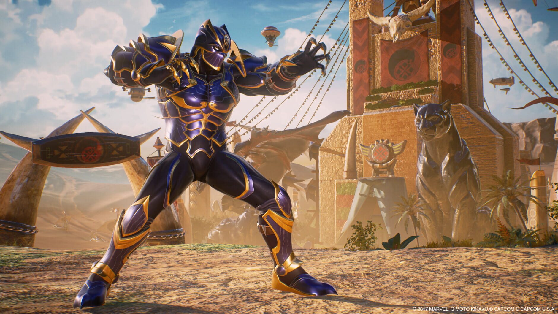Screenshot for Marvel vs. Capcom: Infinite - Black Panther