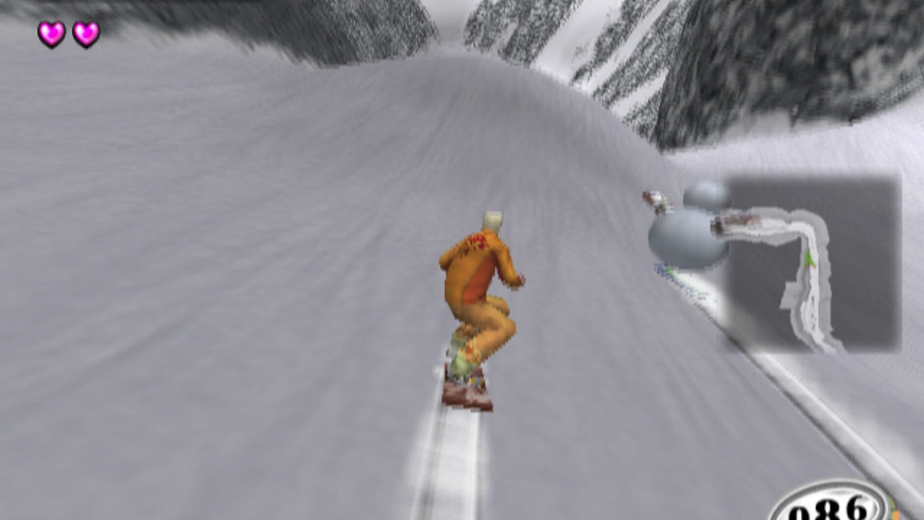 Screenshot for Snowboard Racer 2