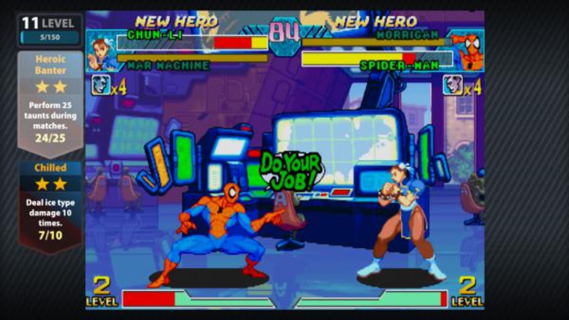 Screenshot for Marvel vs. Capcom Origins