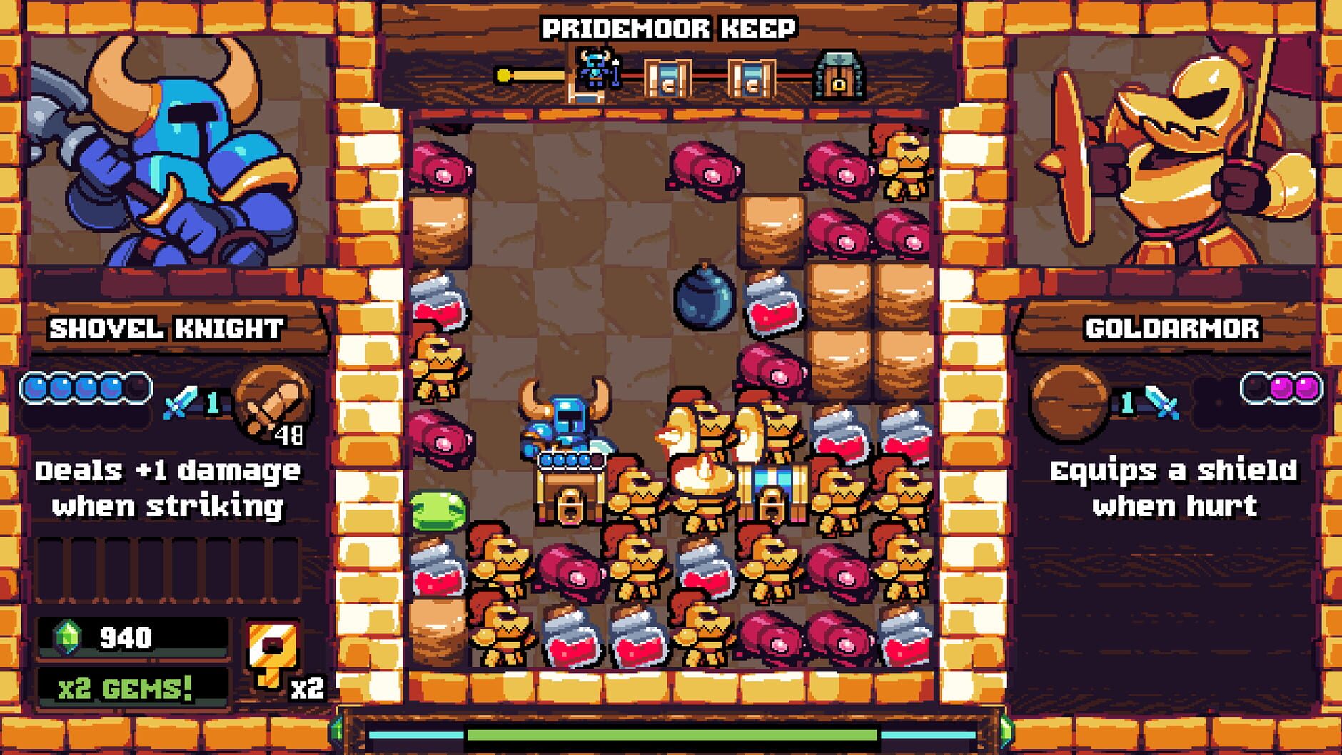 Screenshot for Shovel Knight: Pocket Dungeon
