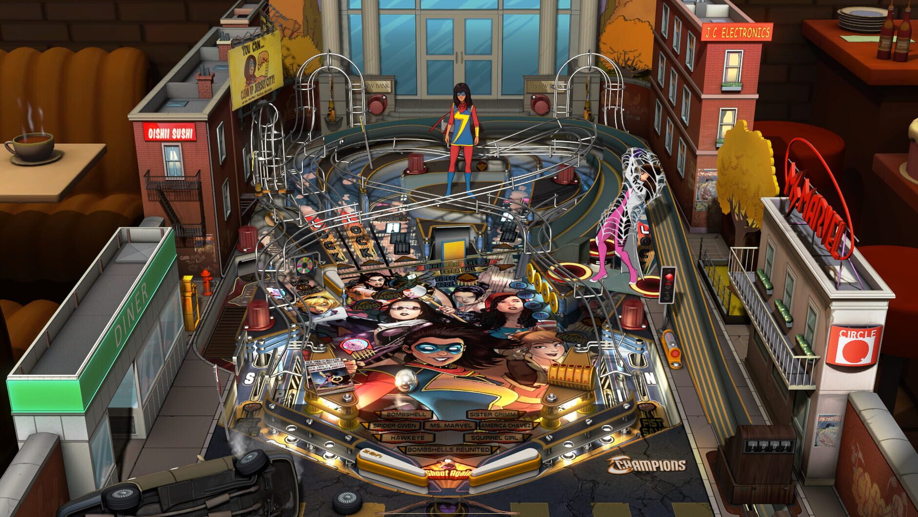 Screenshot for Pinball FX3: Marvel's Women of Power