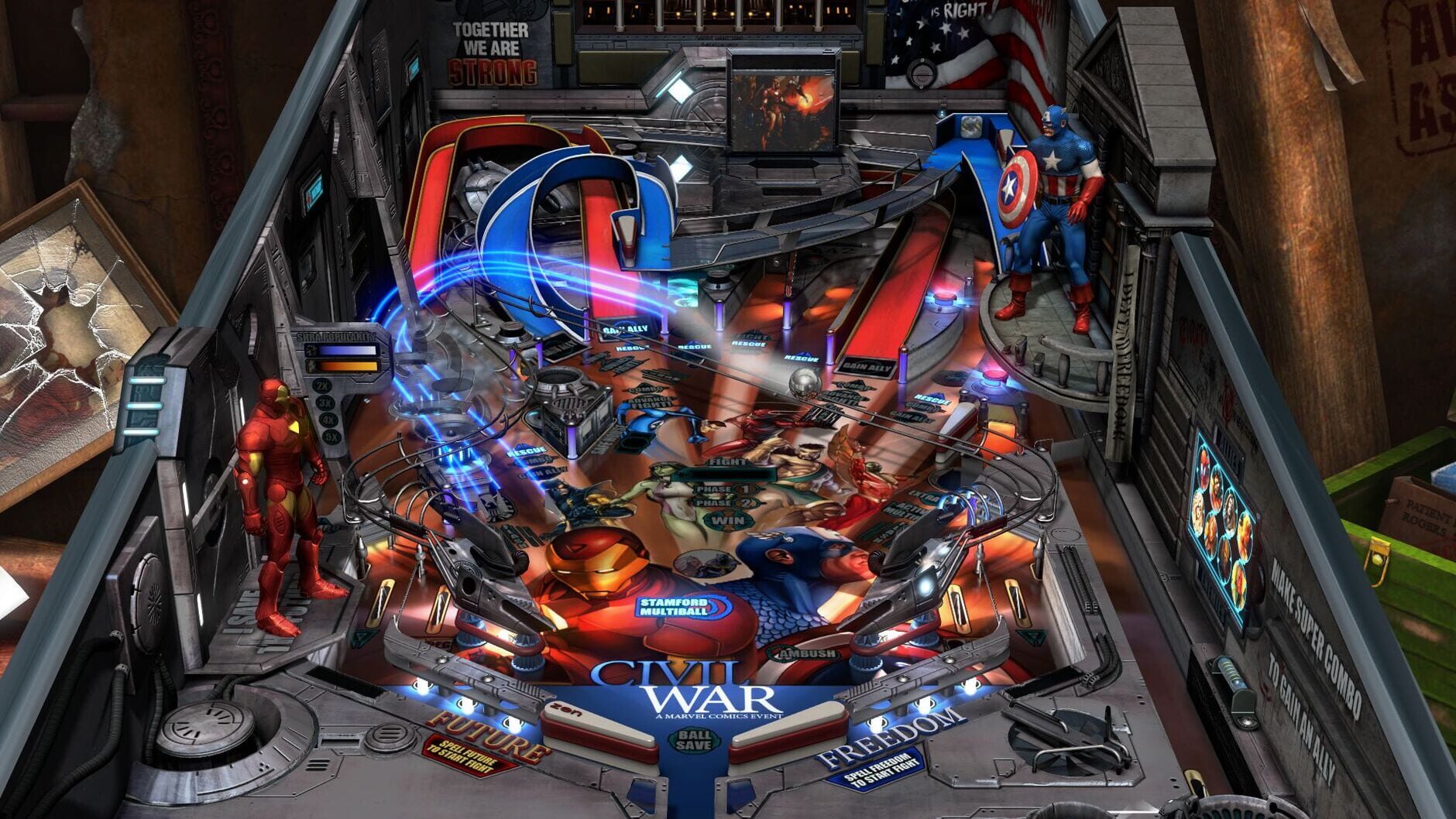 Screenshot for Pinball FX3: Marvel Pinball - Heavy Hitters