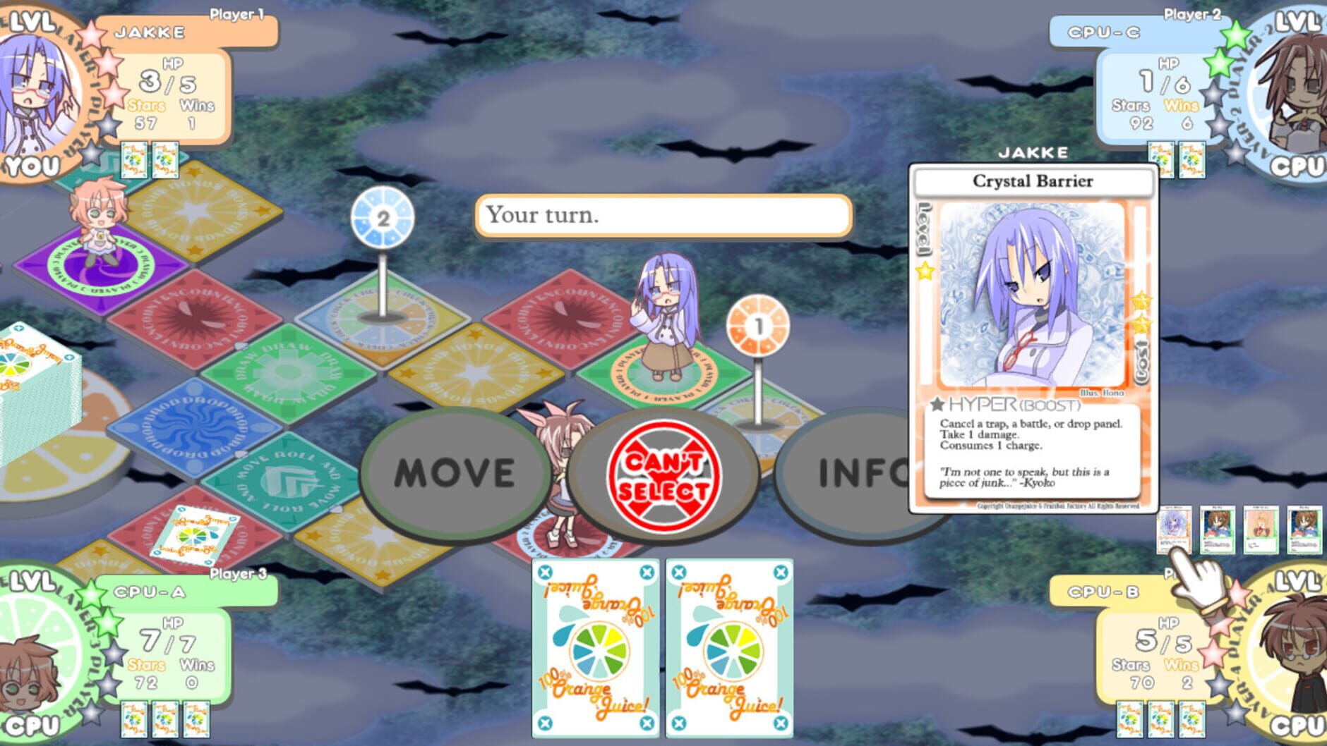 Screenshot for 100% Orange Juice: Alte & Kyoko