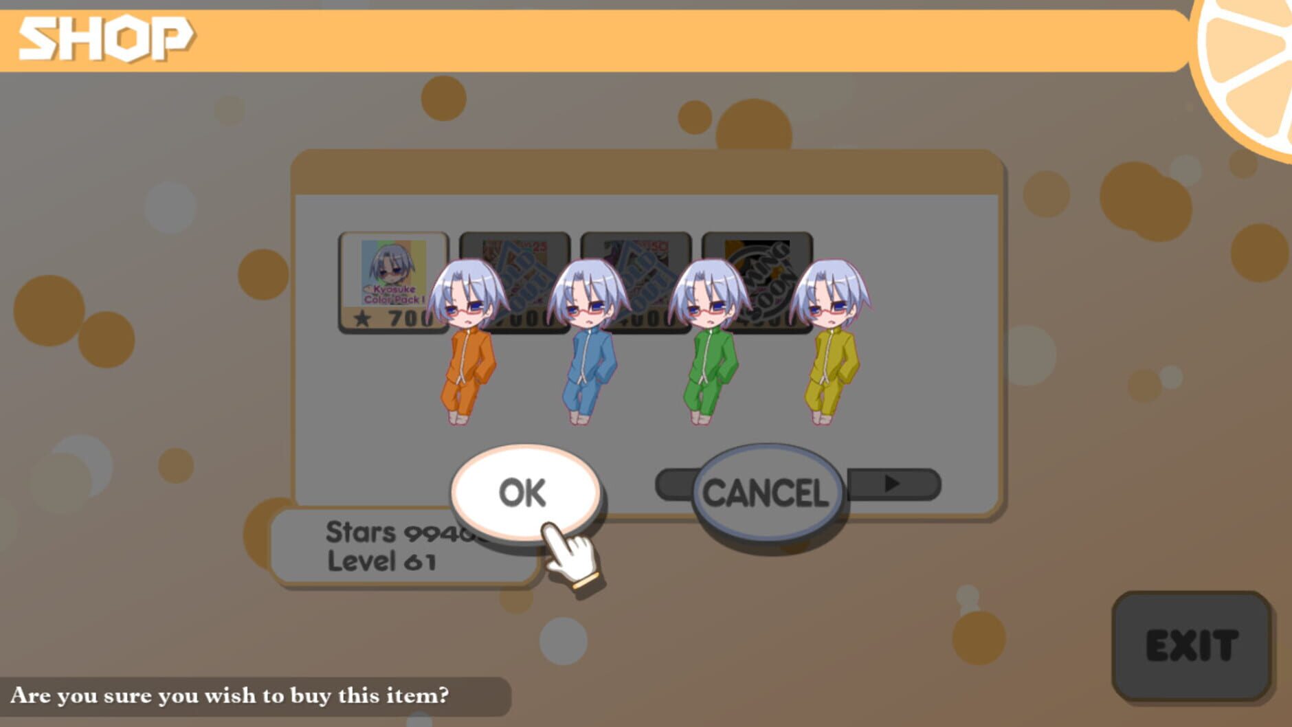 Screenshot for 100% Orange Juice: Saki & Kyousuke