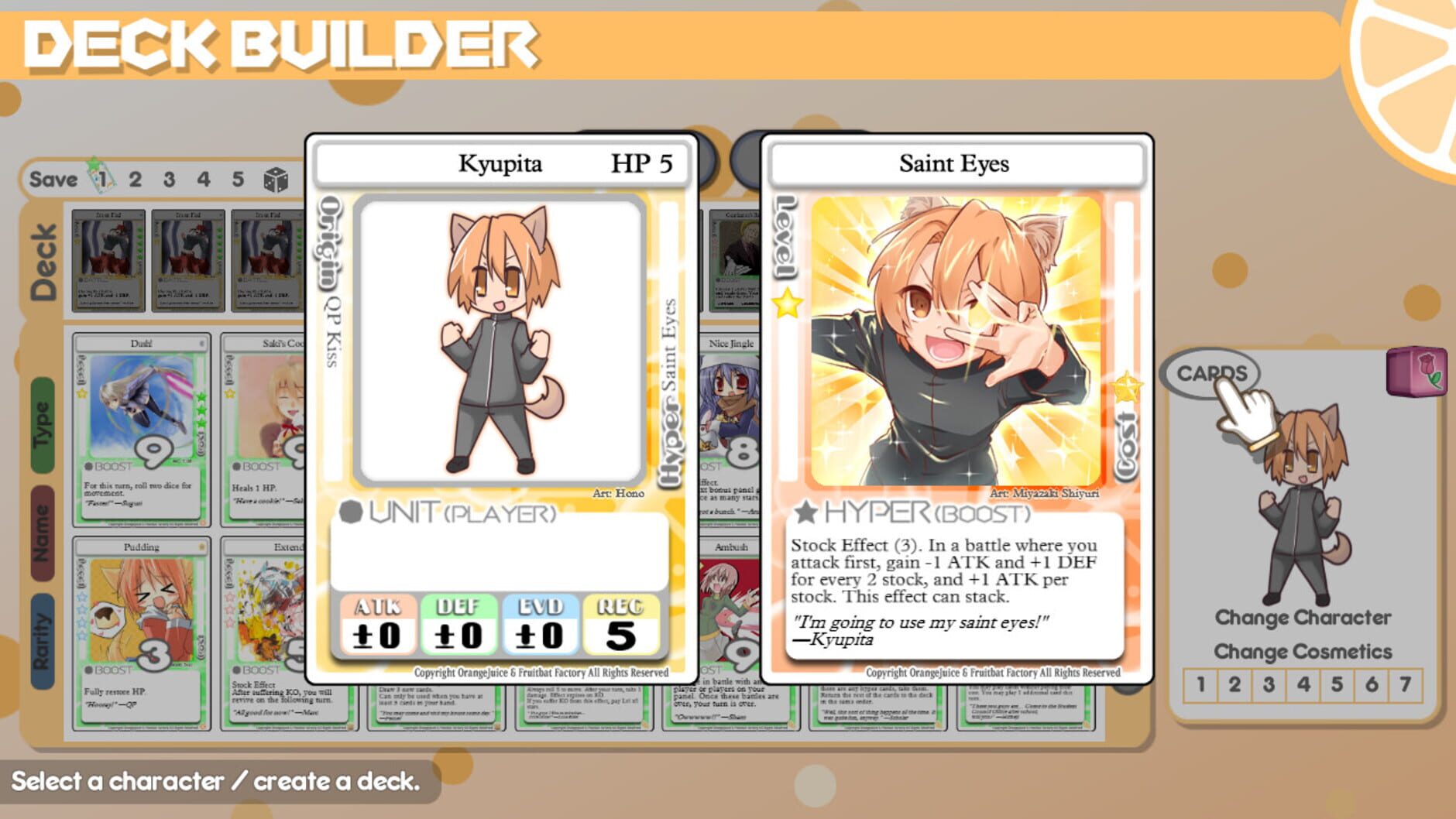 Screenshot for 100% Orange Juice: Chris & Kyupita